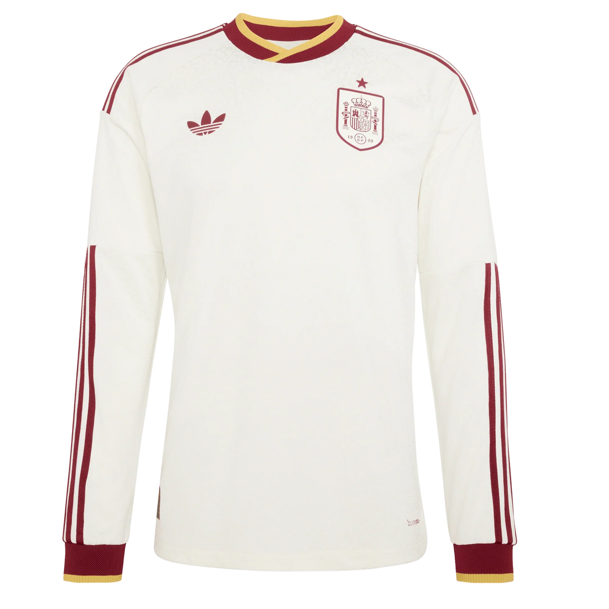 Camiseta de España 2026 segunda equipación para hombre manga larga