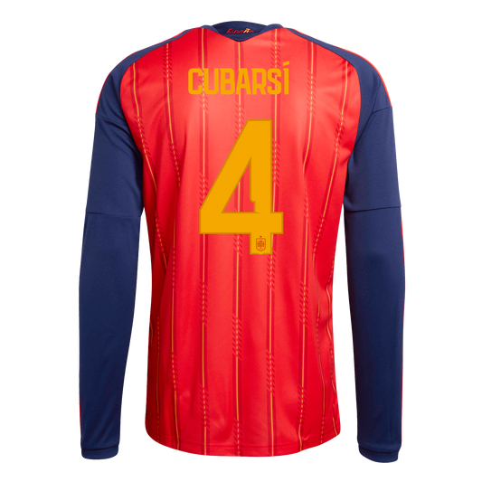 Camiseta Hombre Primera Equipación Mundial 2026 Manga Larga - Cubarsí - 4