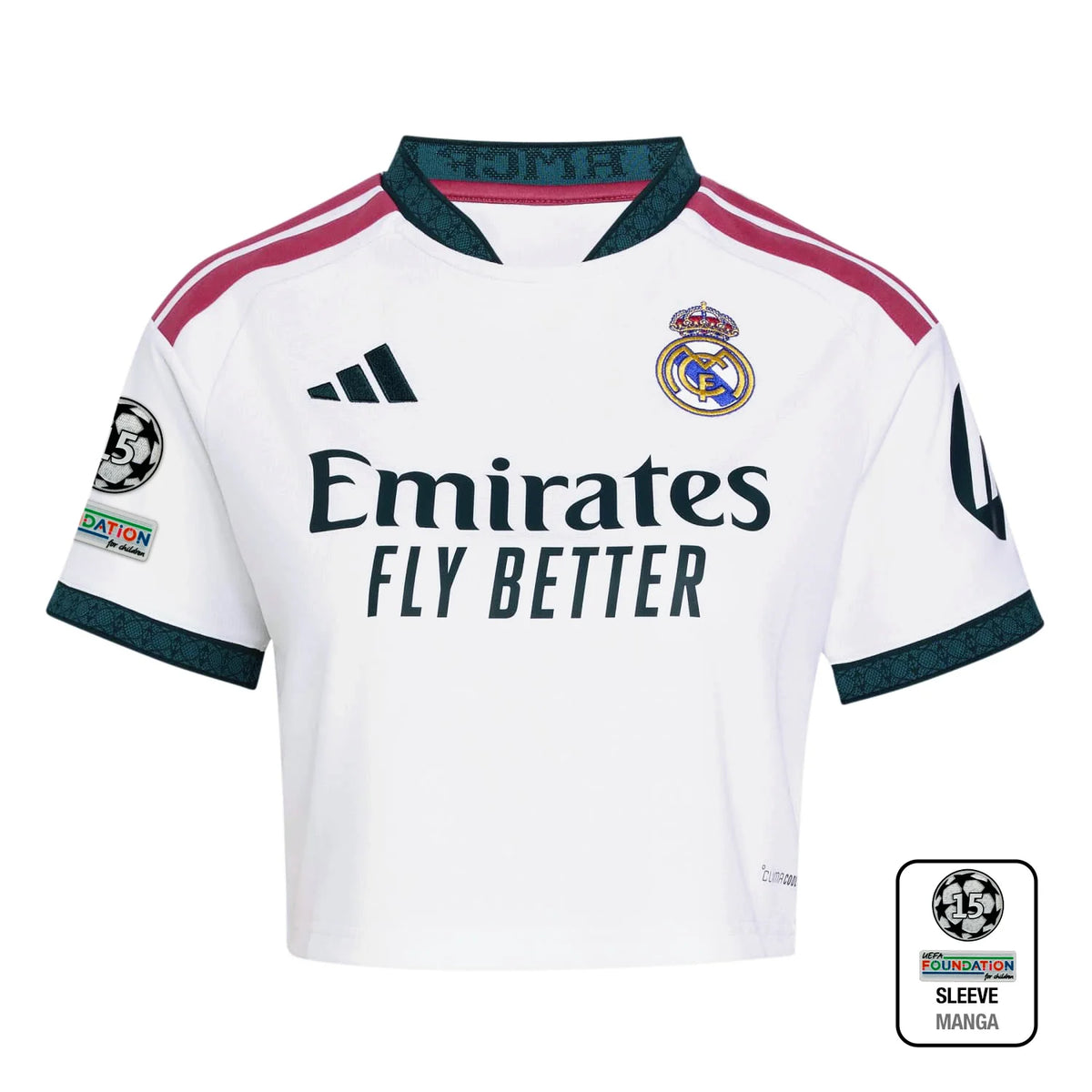 Cropped Real Madrid 26/27 Primera Equipación | Mujer