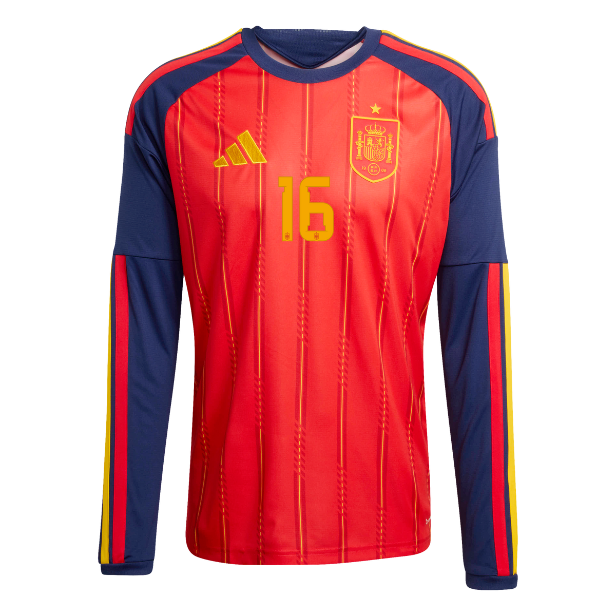 Camiseta Hombre Primera Equipación Mundial 2026 Manga Larga - Rodrigo - 16