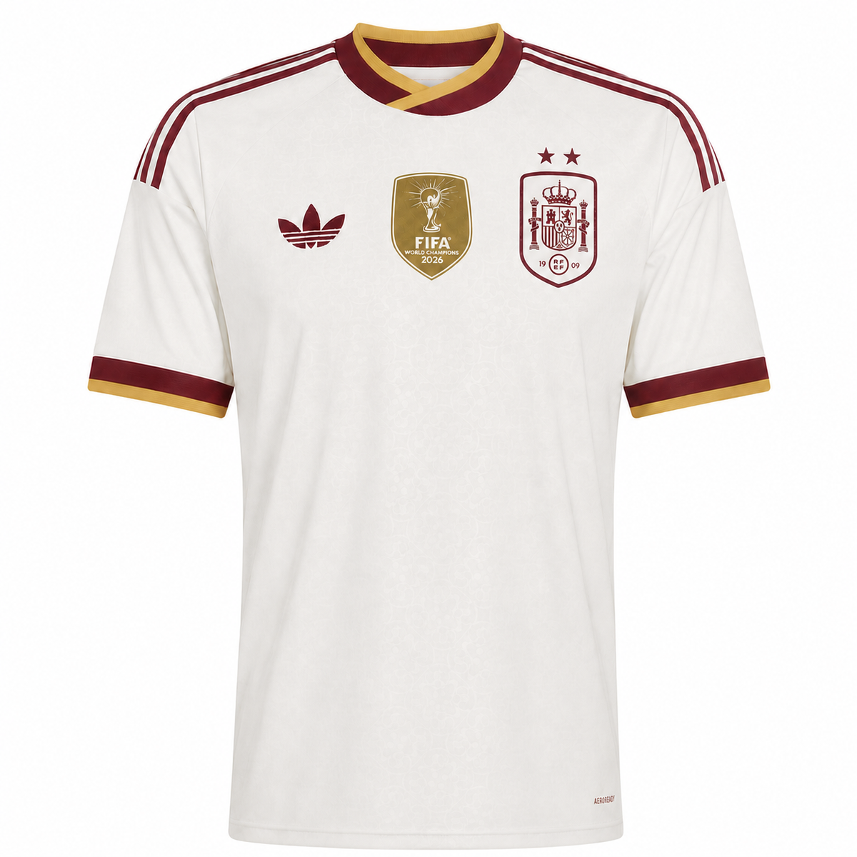 Camiseta Campeones del Mundo Selección Española 2026 Segunda Equipación | Niño